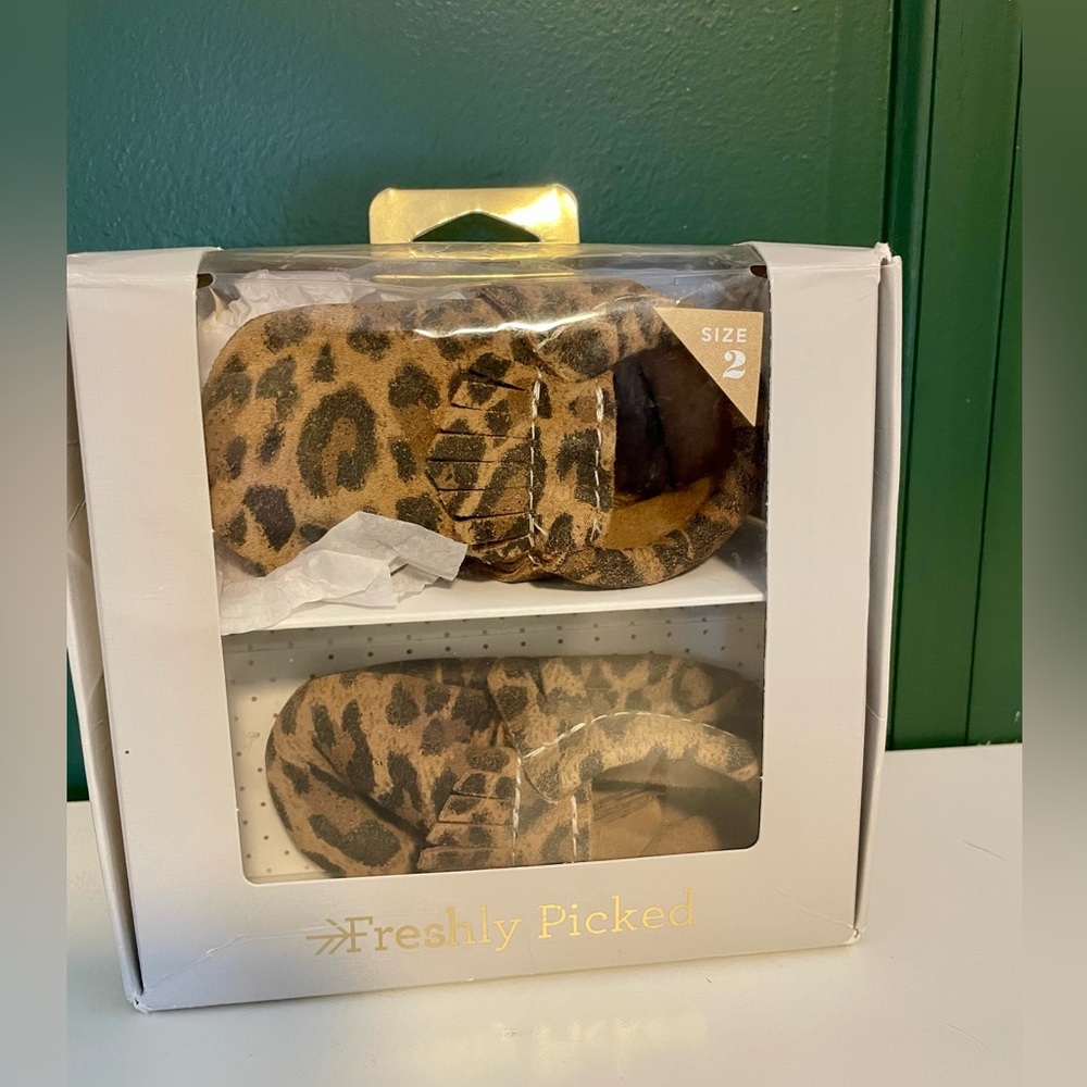 Leopard Moccasin Baby Shoe